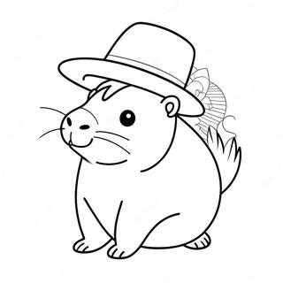 Sod Capybara I Hat Farveside 10017-8240