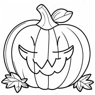 Smilende Jack Olantern Farvelaegningsside 10167-8357