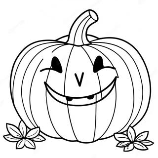 Smilende Jack Olantern Farvelaegningsside 10167-8360