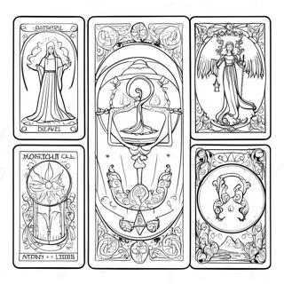 Mystiske Tarot Kort Farveside 10788-8848