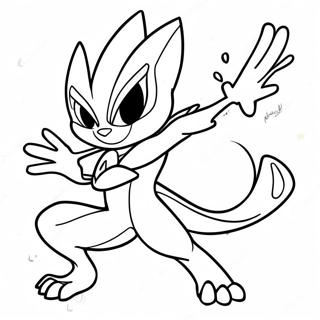 Dynamisk Greninja I Kamp Farveside 11038-9047