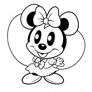 Sod Minnie Mouse Med Slojfe Farveside 112-93