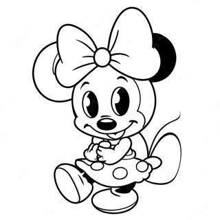 Sod Minnie Mouse Med Slojfe Farveside 112-95