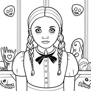 Wednesday Addams Farveside 11447-9378