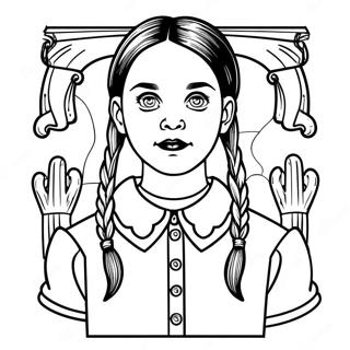 Wednesday Addams Farveside 11447-9379