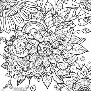 Vibrant Gel Pen Mandala Farveside 11458-9389