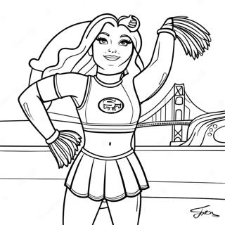 San Francisco 49ers Cheerleader Farveside 11868-9718