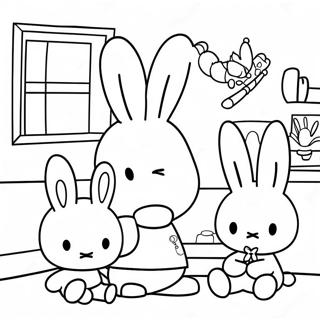 Miffy Med Venner Farveside 11928-9765