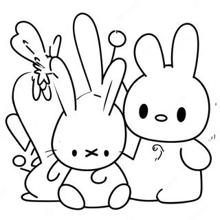 Miffy Med Venner Farveside 11928-9766