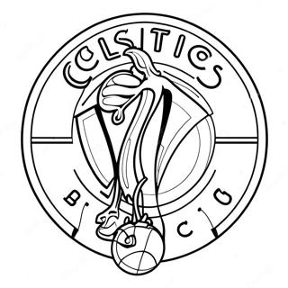 Celtics Logo Farvelaegningsside 11977-9803