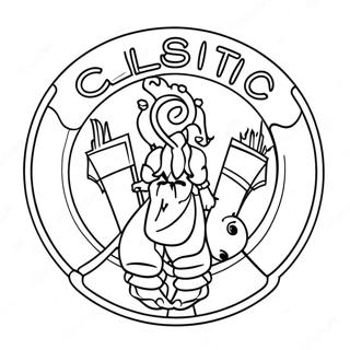 Celtics Logo Farvelaegningsside 11977-9804