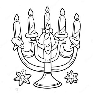 Sod Hanukkah Farvelaegningsside 11987-9812