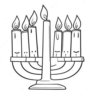 Elskelig Menorah Farvelaegningsside 11988-9814