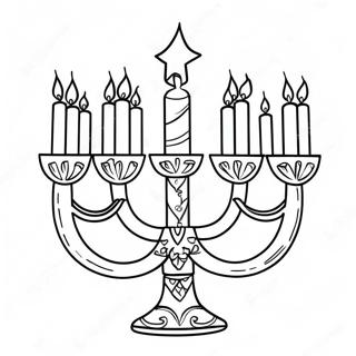 Elskelig Menorah Farvelaegningsside 11988-9816