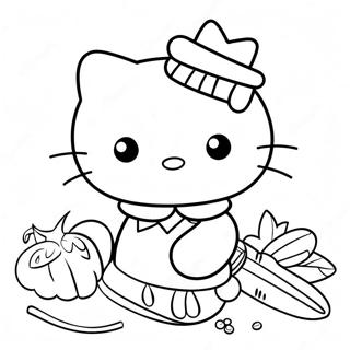 Hello Kitty Thanksgiving Farveside 12447-10355