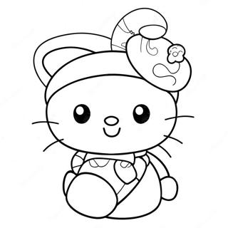 Hello Kitty I Julehat Farveside 12628-10510