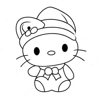 Hello Kitty I Julehat Farveside 12628-10511