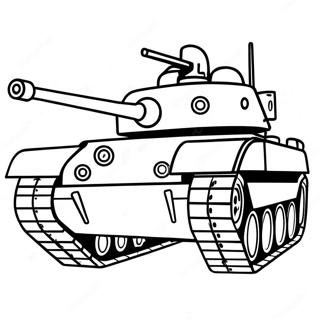 Militaer Tank Farveside 1302-1043