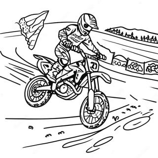 Supercross Motocross Racing Scene Farveside 13417-11136