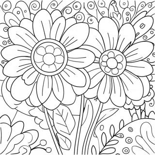 Glade Blomster I Blomstring Farveside 13799-11436