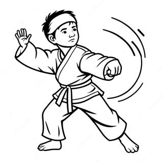 Karate Kid I Aktion Farveside 14069-11659