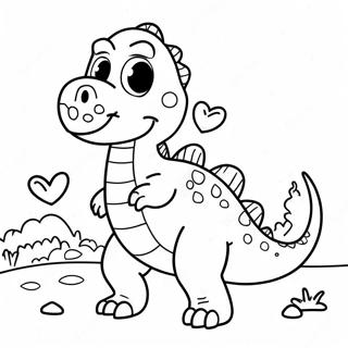 Dinosaur Valentine Farveside 14219-11766