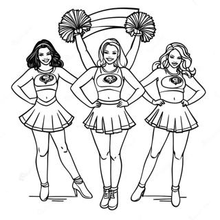 49ers Cheerleaders Farveside 1452-1163