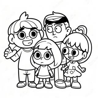 Loud House Familieportraet Farveside 1472-1177