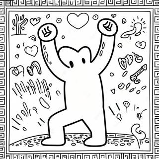 Keith Haring Farveside 14749-12189