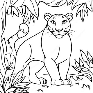 Majestaetisk Panter I Jungle Farveside 14840-12265