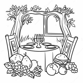 Tu Bishvat Seder Bord Farveside 14890 12324