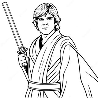 Luke Skywalker I Jedi Robe Farveside 15000-12409