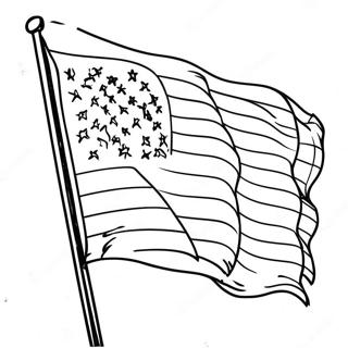 Amerikansk Flag Farveside 1512-1209