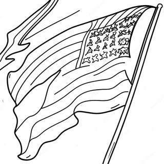 Amerikansk Flag Farveside 1512-1212