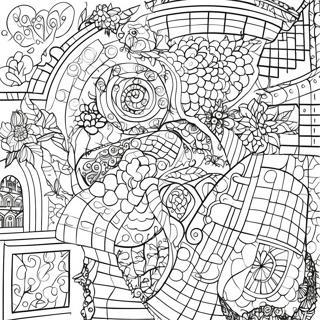 Farverig Mysterium Gitter Eventyr Farveside 15210-12748