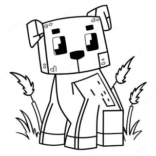 Sod Minecraft Hund Farveside 15360-12867