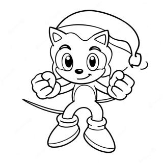 Sonic The Hedgehog I Julehat Farveside 15761-13329