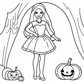 Barbie Halloween Farveside 16051-13551