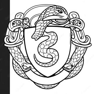 Slytherin Slange Emblem Farveside 16072-13570