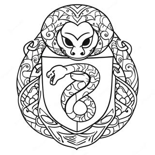 Slytherin Slange Emblem Farveside 16072-13572