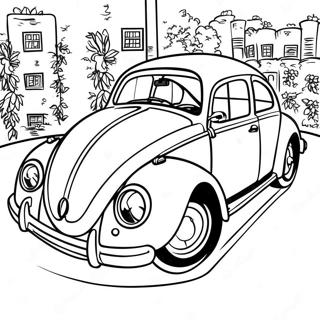 Klassisk Volkswagen Beetle Farveside 16122-13611