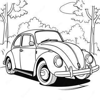 Klassisk Volkswagen Beetle Farveside 16122-13612