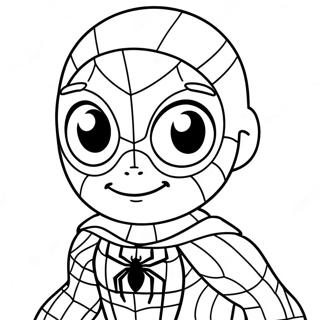 Baby Spiderman Farvelaegning 16382-13807