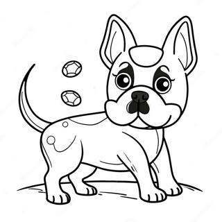 Legesyg Boston Terrier Farvelaegning 16423-13841