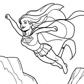 Supergirl Flyver Hojt Farveside 17264-14514