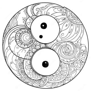 Yin Yang Farvelægningssider