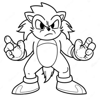 Sonic Werehog Farvelægningssider