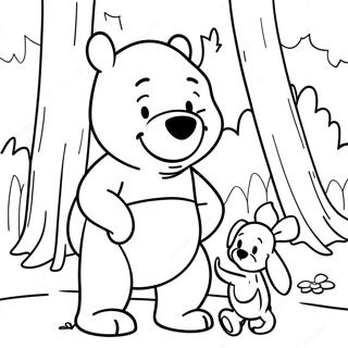 Eventyrlig Winnie The Pooh I Hundred Acre Wood Farveside 19609-18337