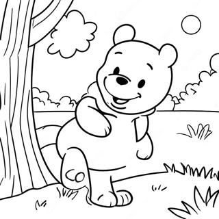 Eventyrlig Winnie The Pooh I Hundred Acre Wood Farveside 19609-18339