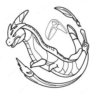 Mega Rayquaza I Flugt Farveside 19789-18483